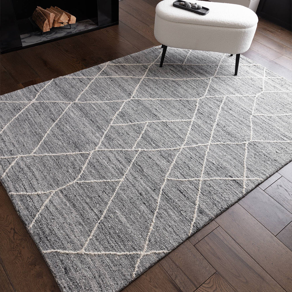 Noah Rug styled in a living room