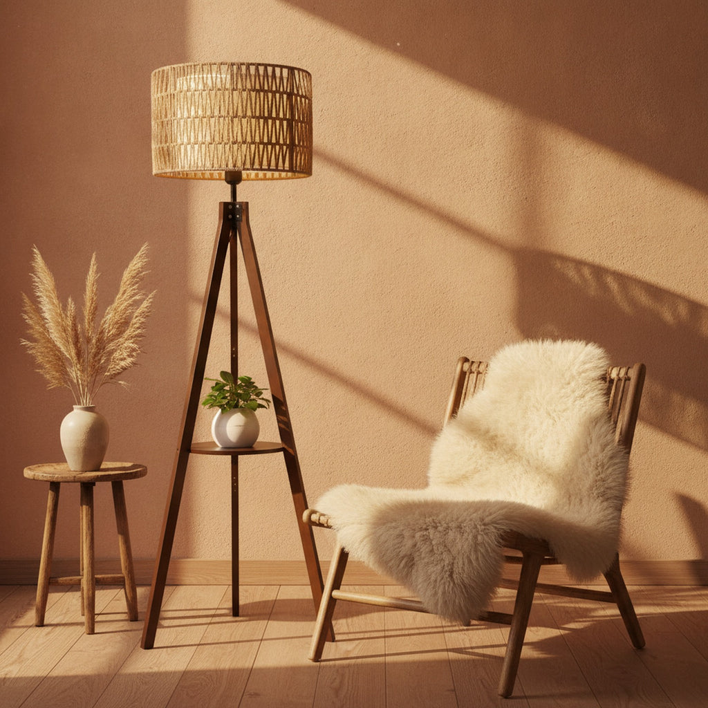 Boho Tripod Floor Lamp — nook — Maison Bruxelle