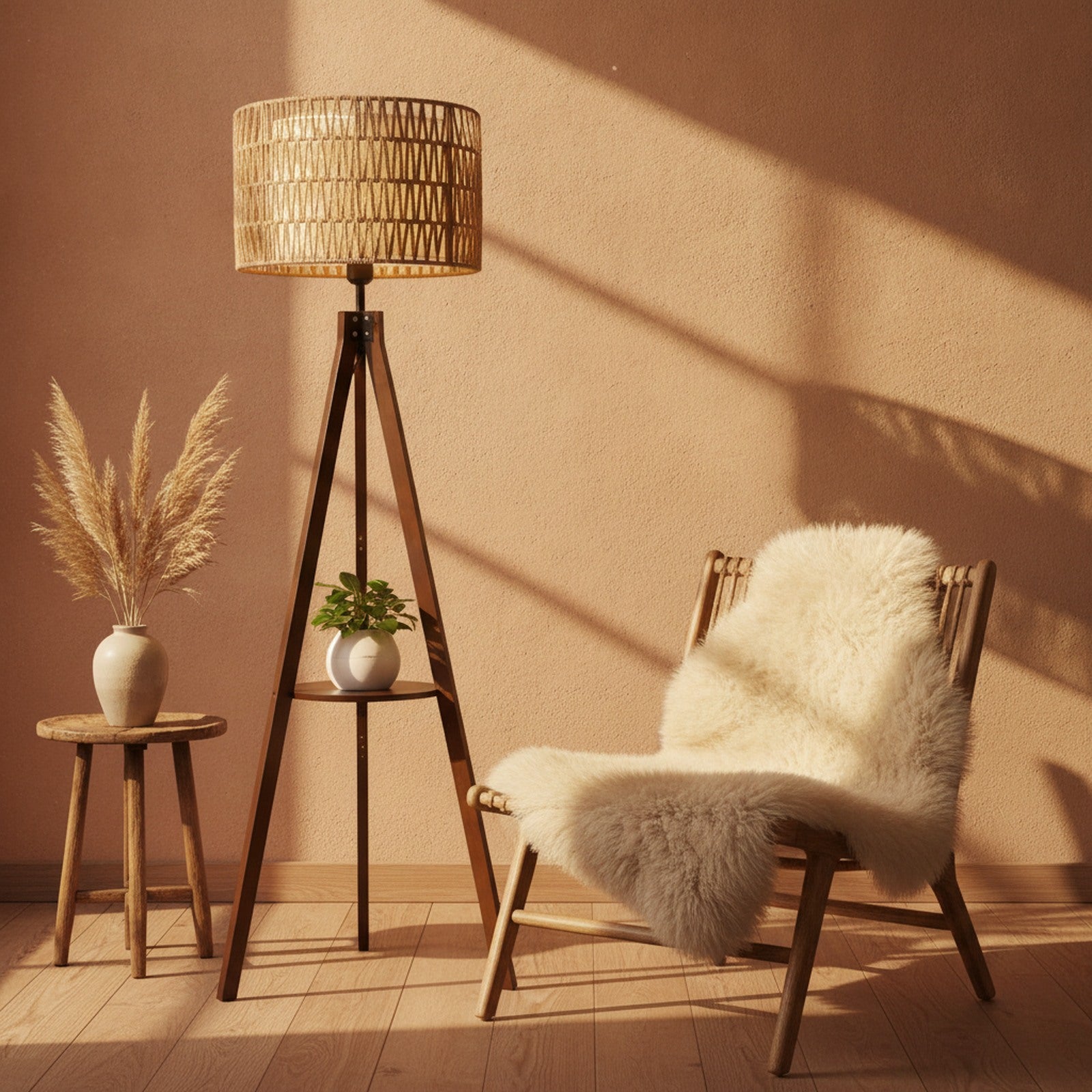 Boho Tripod Floor Lamp — nook — Maison Bruxelle
