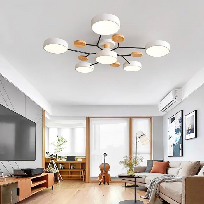 Scandinavian Branching LED Ceiling Lamp