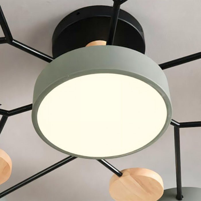 Scandinavian Branching LED Ceiling Lamp