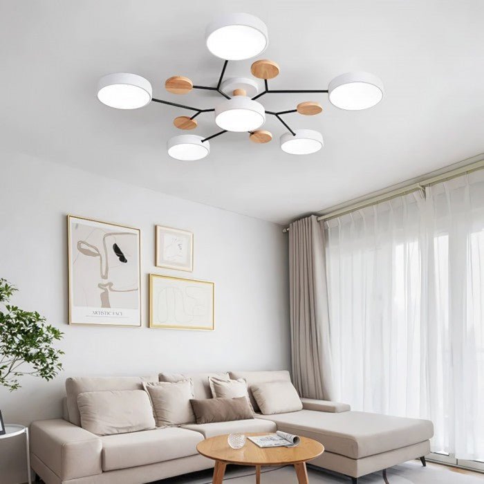 Scandinavian Branching LED Ceiling Lamp