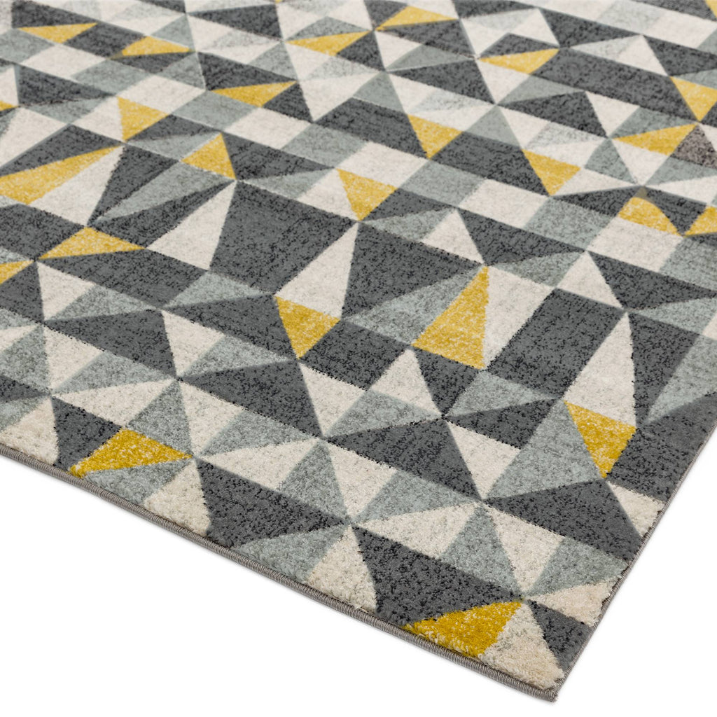 Nova Rug styled in a living room