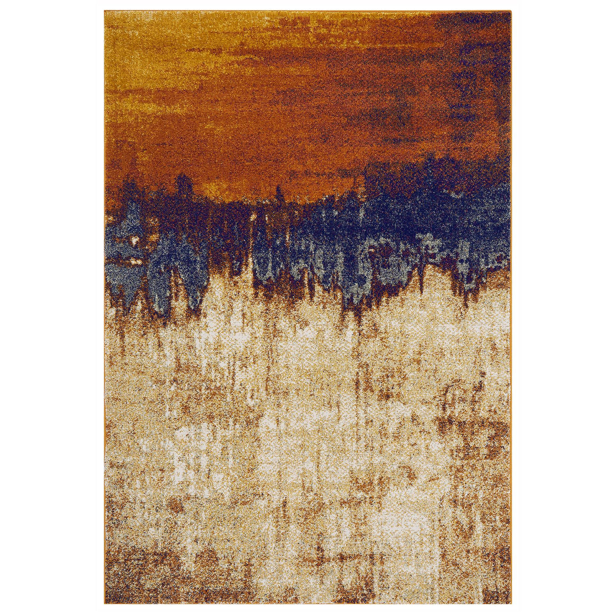 Nova Rug - NV04 Distress Orange