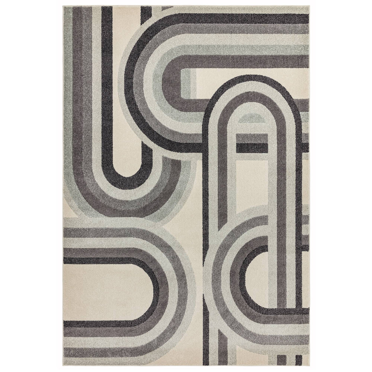 Nova Rug - NV29 Retro Grey