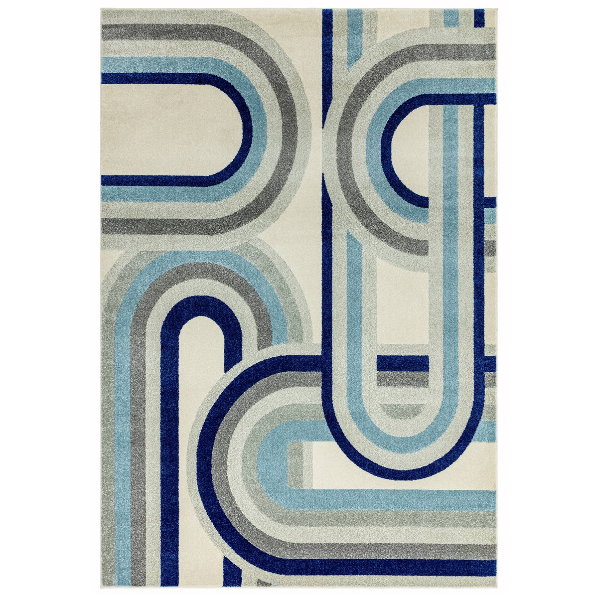 Nova Rug - NV30 Retro Blue
