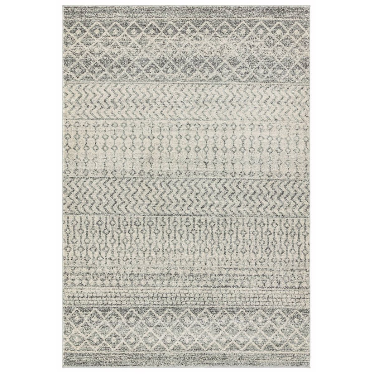 Nova Rug - NV35 Aztec Grey