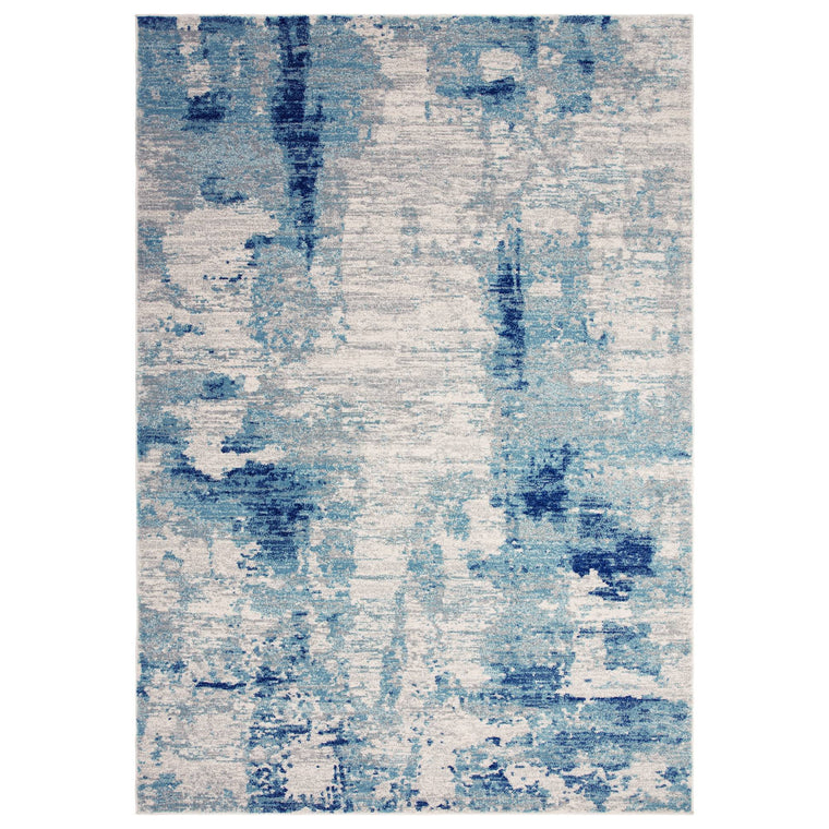 Machine woven in Turkey — Geometric Polypropylene Living Room Rug — Modern, Nova