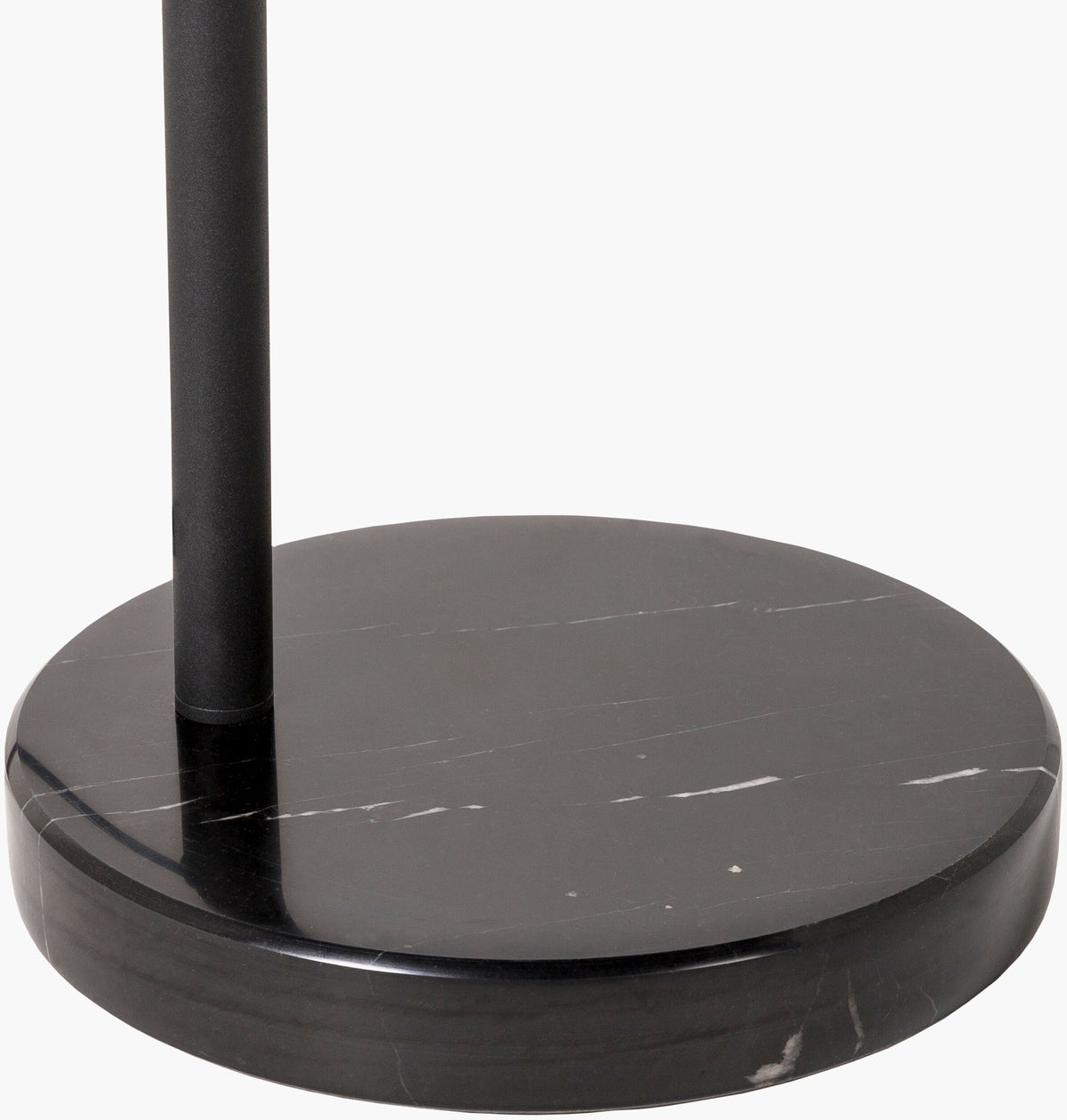 Naples 68" Iron Floor Lamp, Painted Black