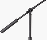 Naples 68" Iron Floor Lamp, Painted Black