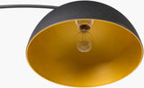 Naples 68" Iron Floor Lamp, Painted Black