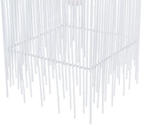Natasha Iron Pendant Light, Powder Coated White