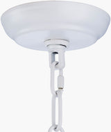 Natasha Iron Pendant Light, Powder Coated White
