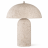 Gray Table Lamp With Natural Texture