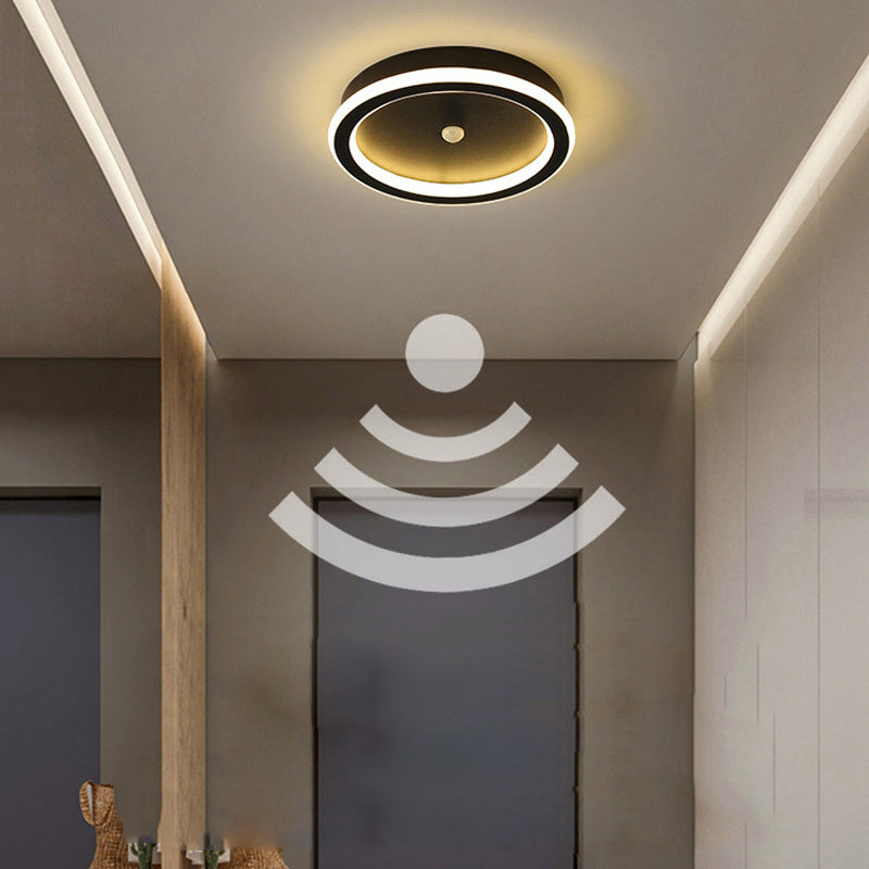 LED Flush Mount with PIR Motion Sensor
