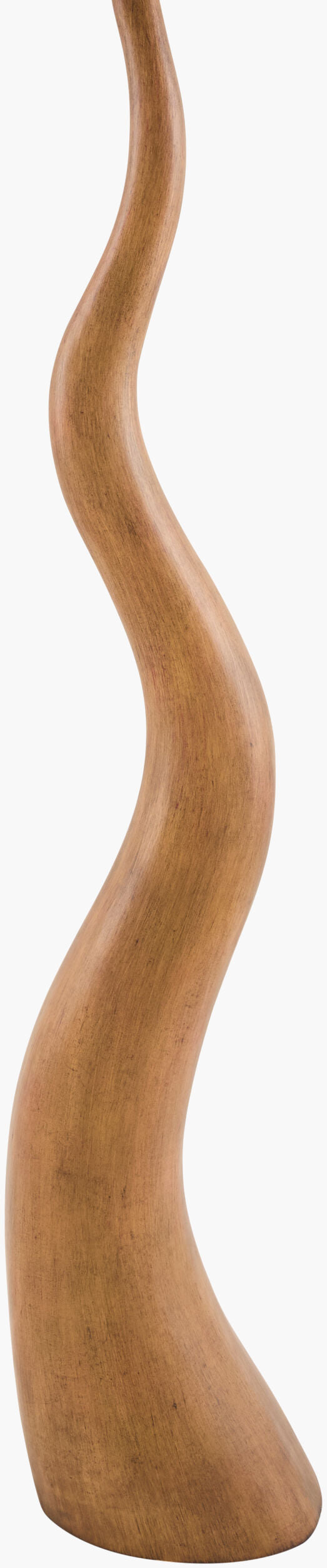 Ondine 63" Resin Floor Lamp, Painted Brown