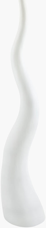 Ondine 63" Resin Floor Lamp, Painted White (ODNE-004)