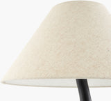 Ondine 63" Resin Floor Lamp, Painted Black
