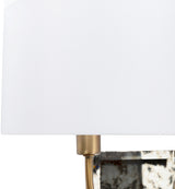 Ogee 17" Steel Wall Sconce, Polished Metallic Brass
