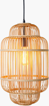Ornado Bamboo Pendant Light, Natural Beige (ORD-001)