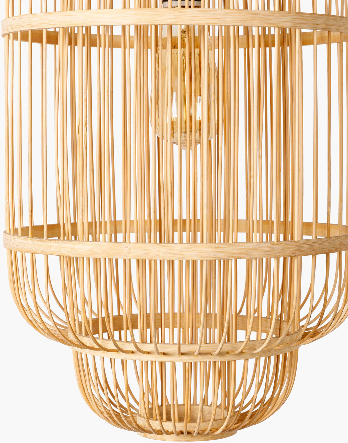 Ornado Bamboo Pendant Light, Natural Beige (ORD-001)