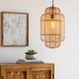 Ornado Bamboo Pendant Light, Natural Beige (ORD-001)