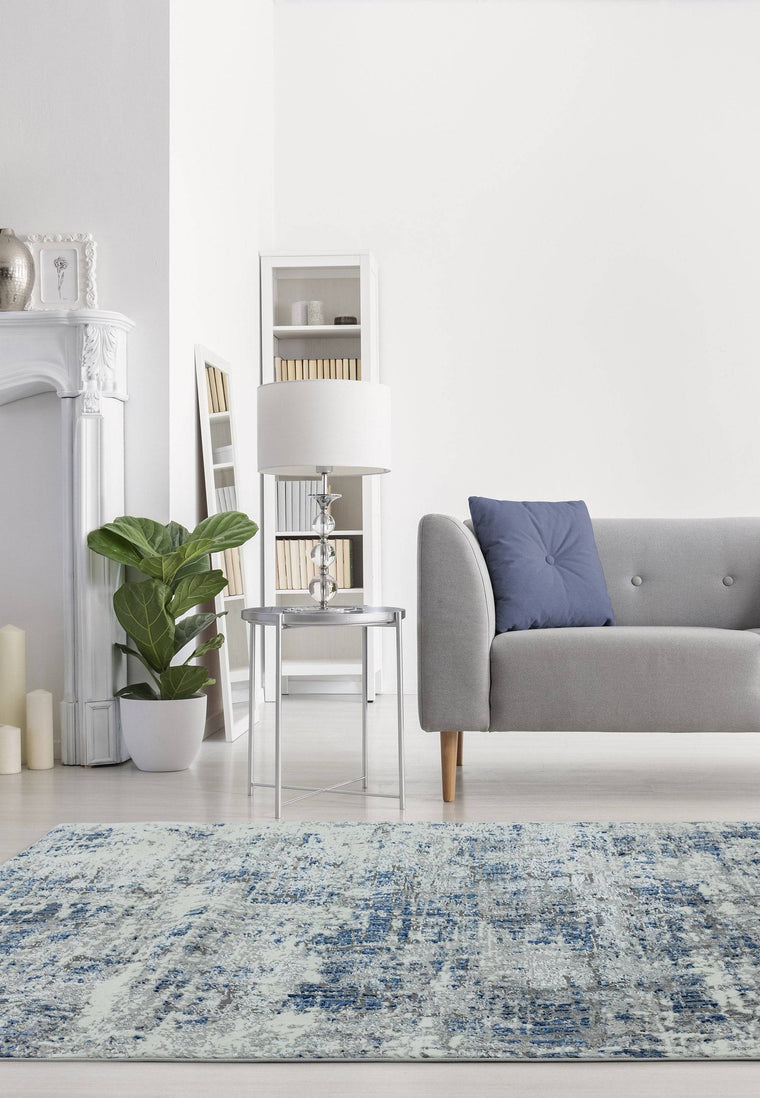 A soft cut pile — Abstract Polypropylene Living Room Rug — Orion