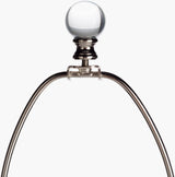 Orleans 29" Ceramic Table Lamp, Marbled Beige, White, Blue
