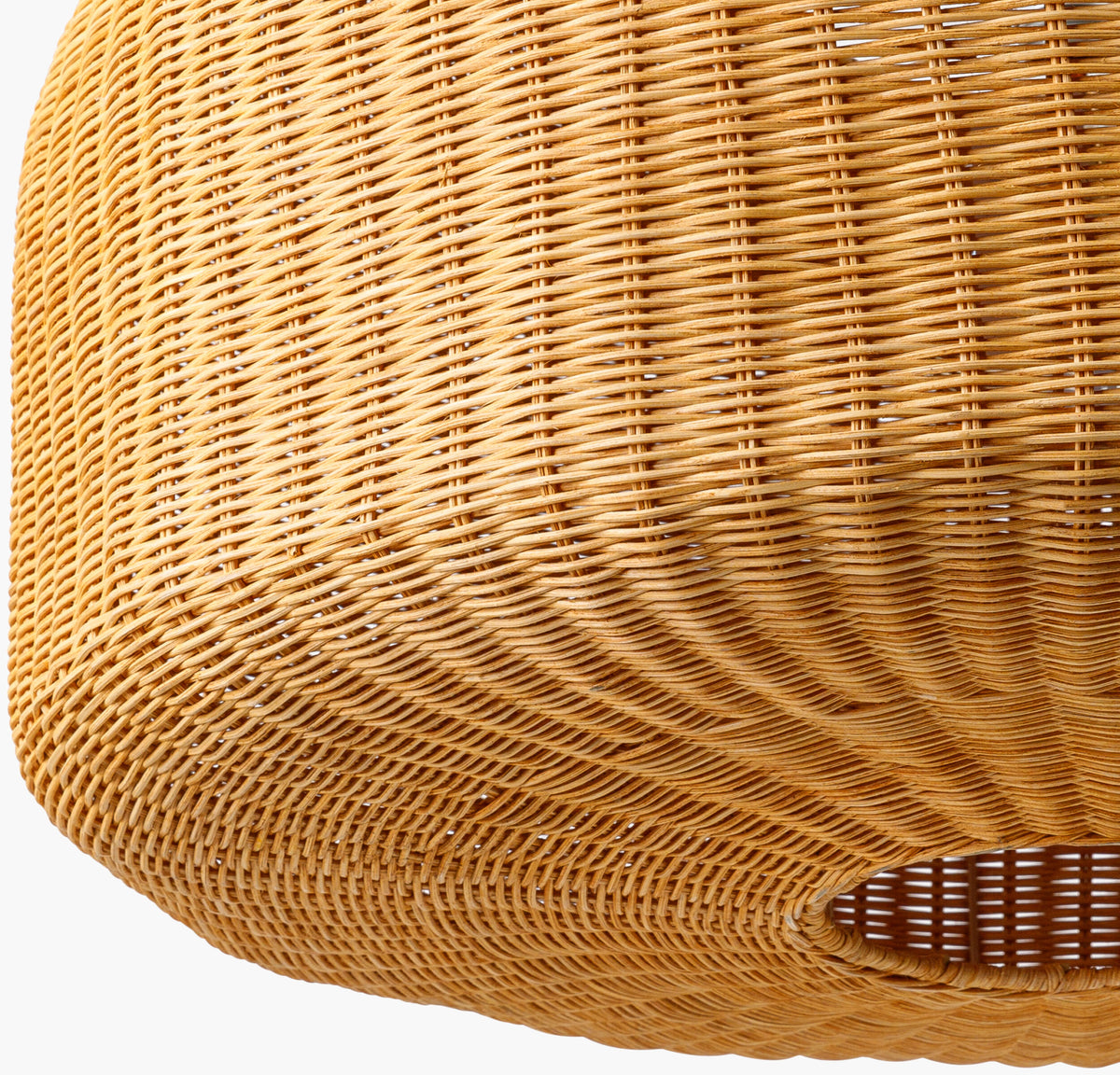 Pari Rattan Pendant Light, Natural Black