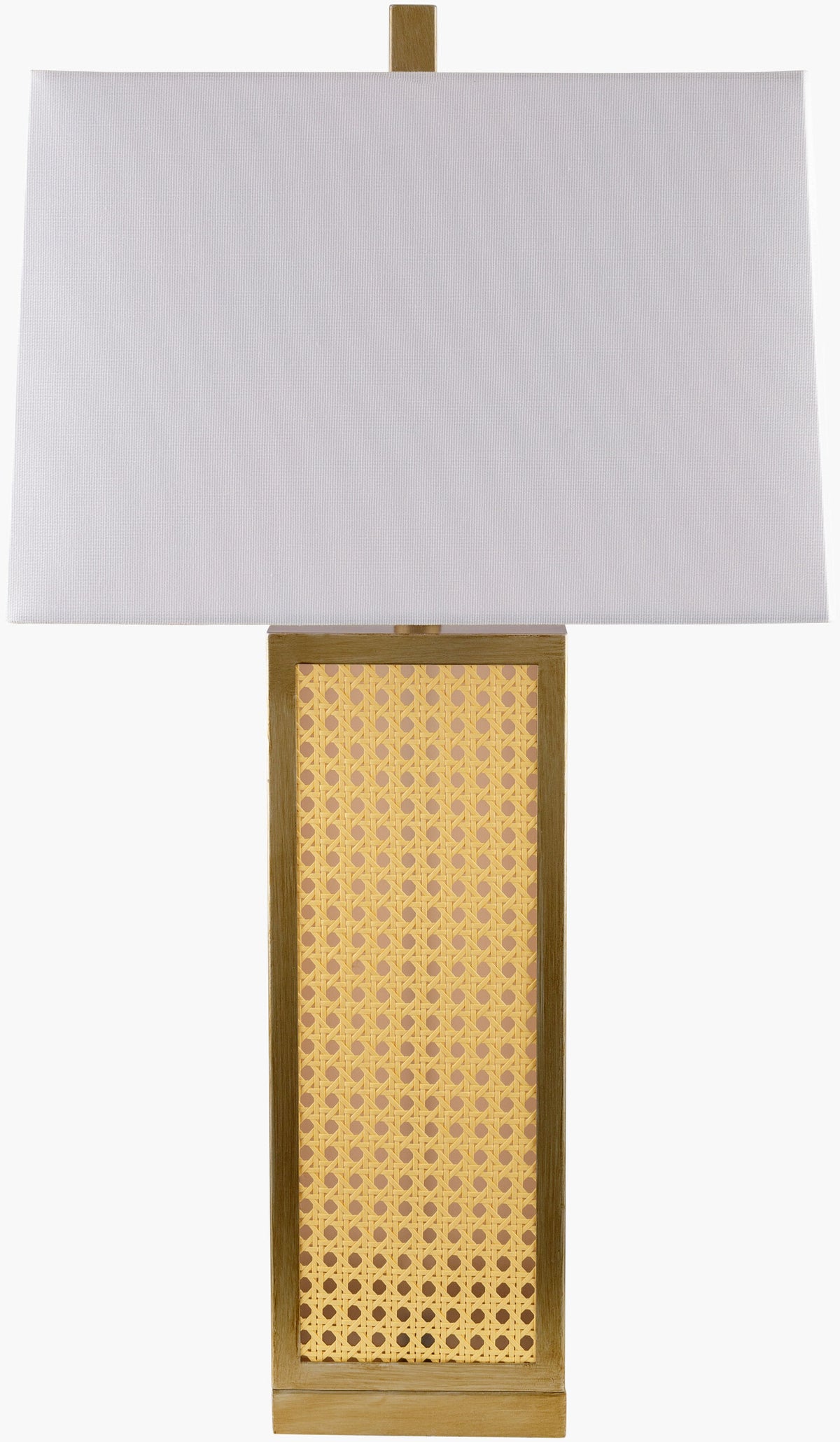 Palta 29" Rattan Table Lamp, Natural Brown