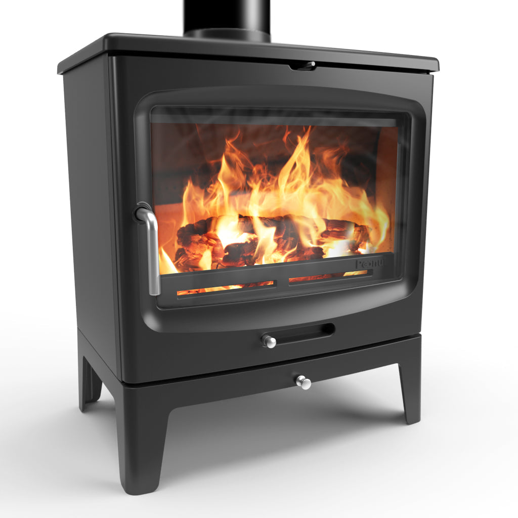 10kW Wood Burning Stove — Peanut 10 Log Burner, DEFRA Exempt