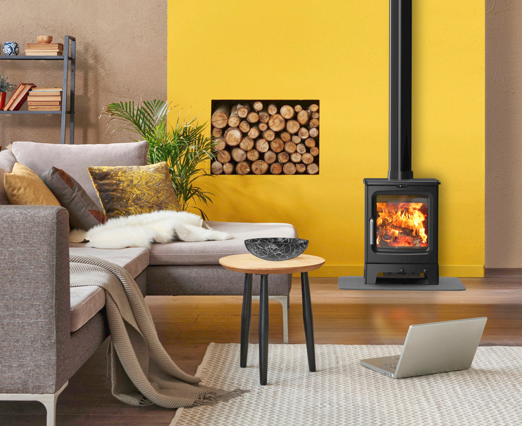 4.7kW Wood Burning Stove — Peanut 3 Log Burner, DEFRA Exempt