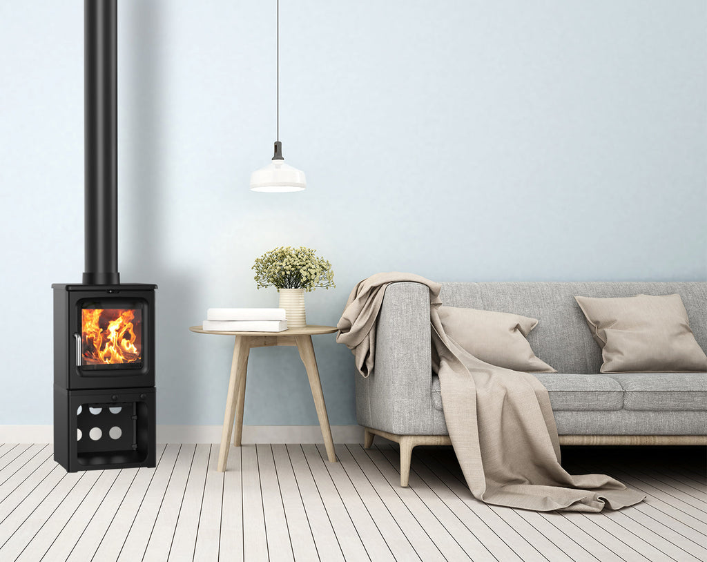 4.7kW Wood Burning Stove — Peanut 3 Log Burner, DEFRA Exempt