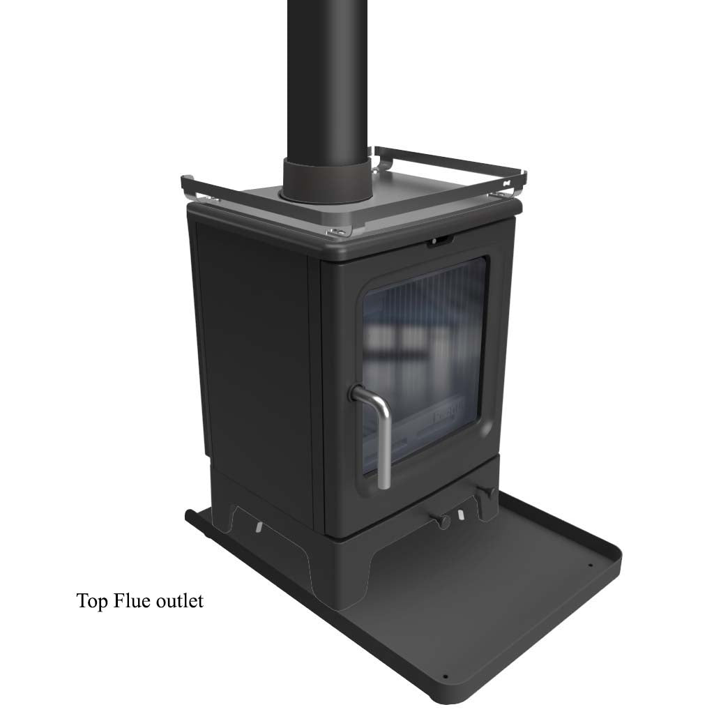4.7kW Wood Burning Stove — Peanut 3 Marine Log Burner, DEFRA Exempt