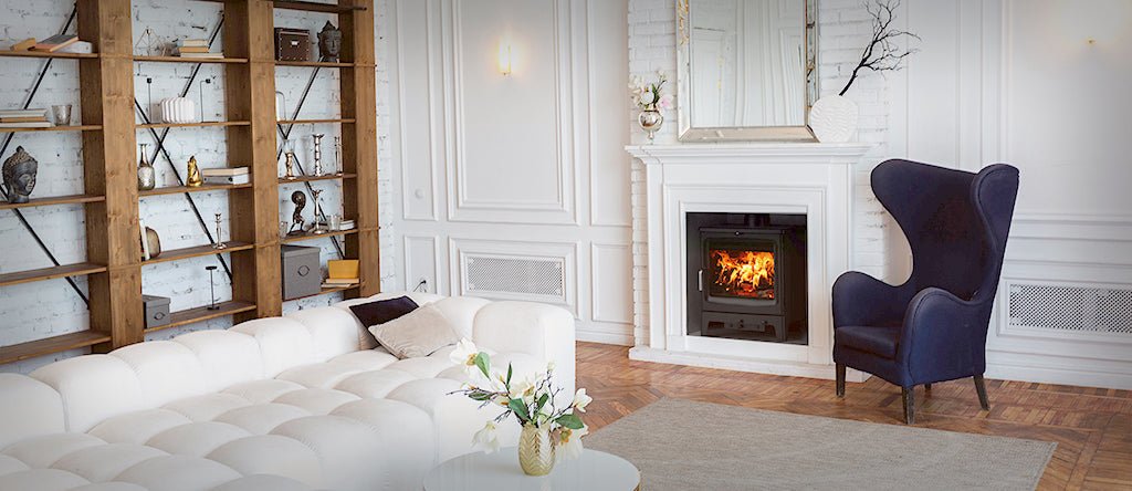 7.9kW Wood Burning Stove — Peanut 8 Log Burner, DEFRA Exempt