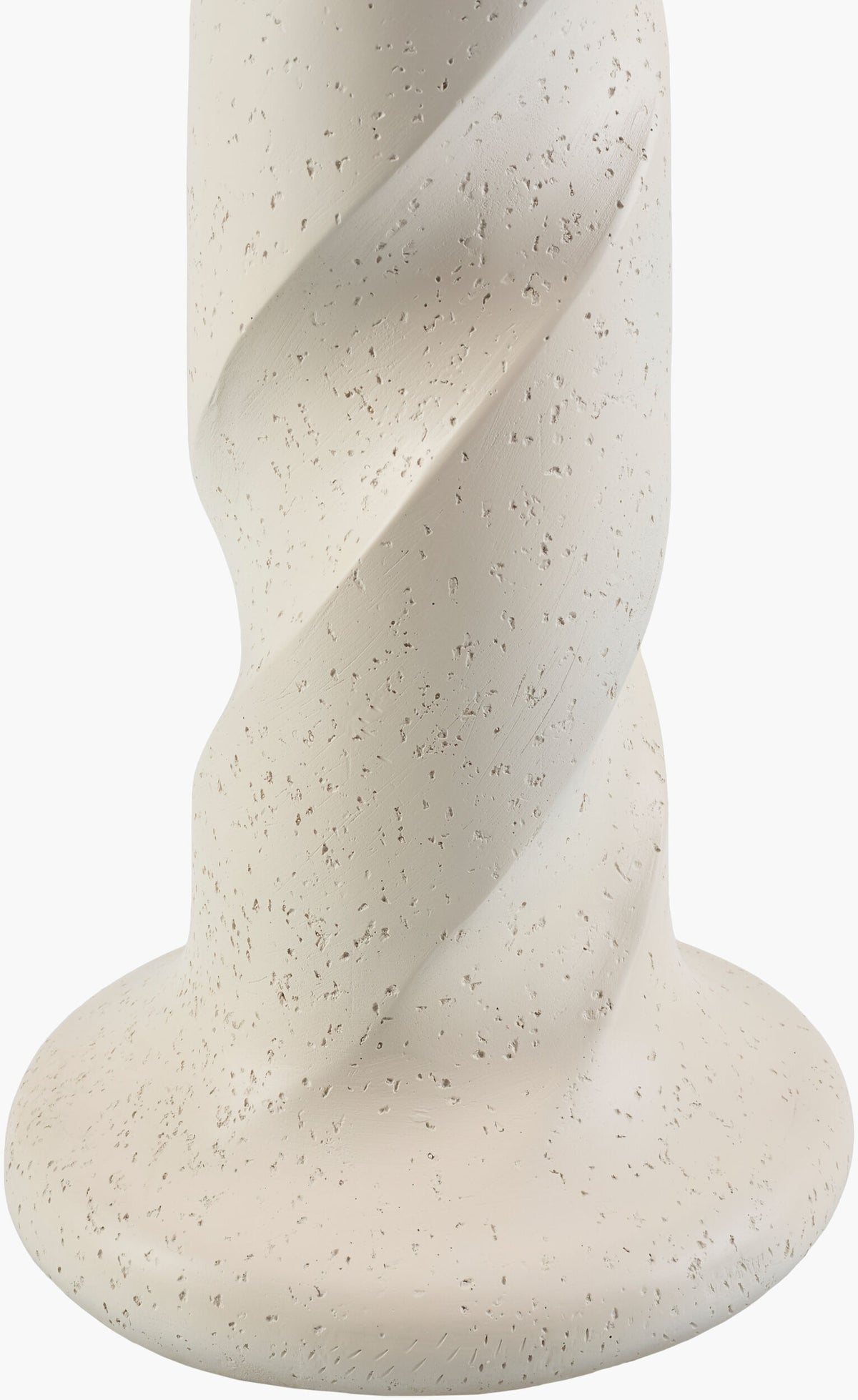 Piox 63" Resin Floor Lamp, Painted Cream
