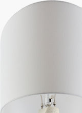 Piox 63" Resin Floor Lamp, Painted Cream