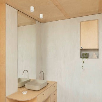 Ceiling Lamp, Tecto, Matte White, W16.5cm, H9.5cm - Faro
