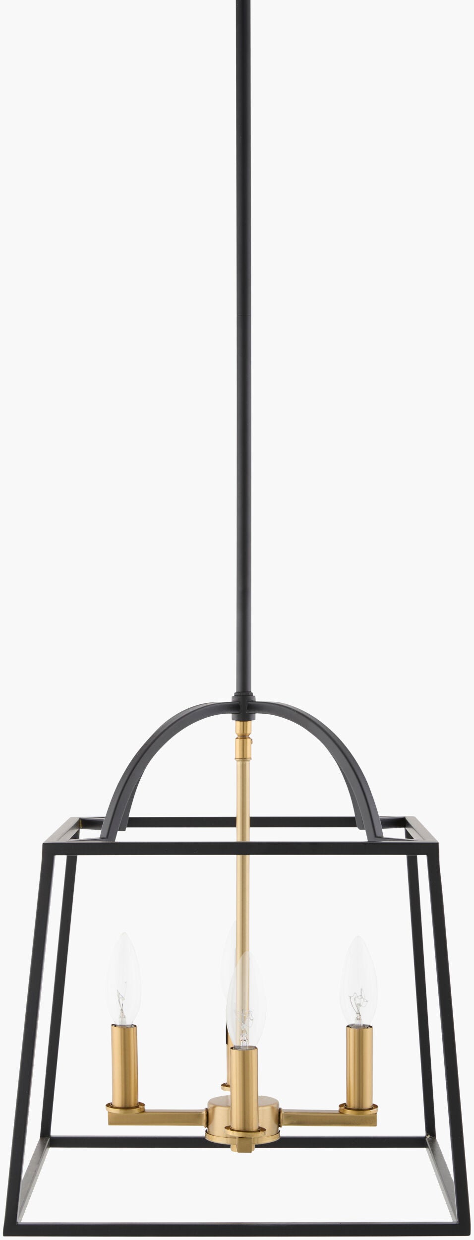 Possini Iron Chandelier, Painted Black (POS-001)