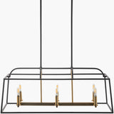 Possini Iron Chandelier, Painted Black (POS-002)