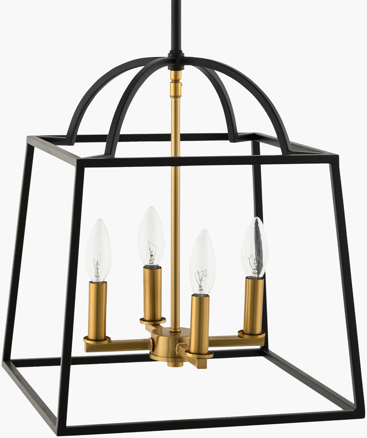 Possini Iron Chandelier, Painted Black (POS-001)