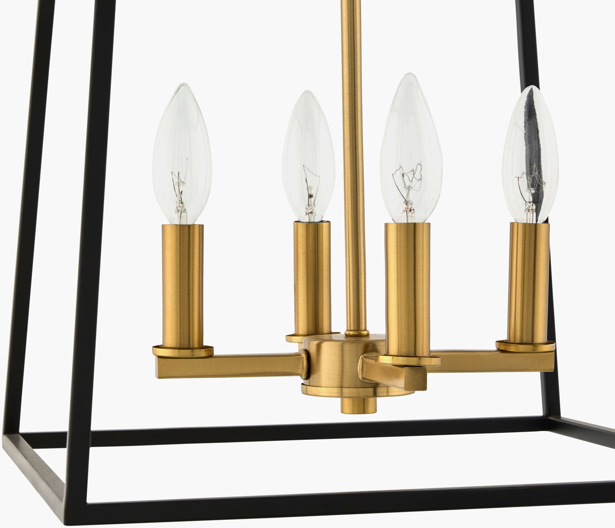 Possini Iron Chandelier, Painted Black (POS-001)