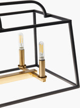 Possini Iron Chandelier, Painted Black (POS-002)