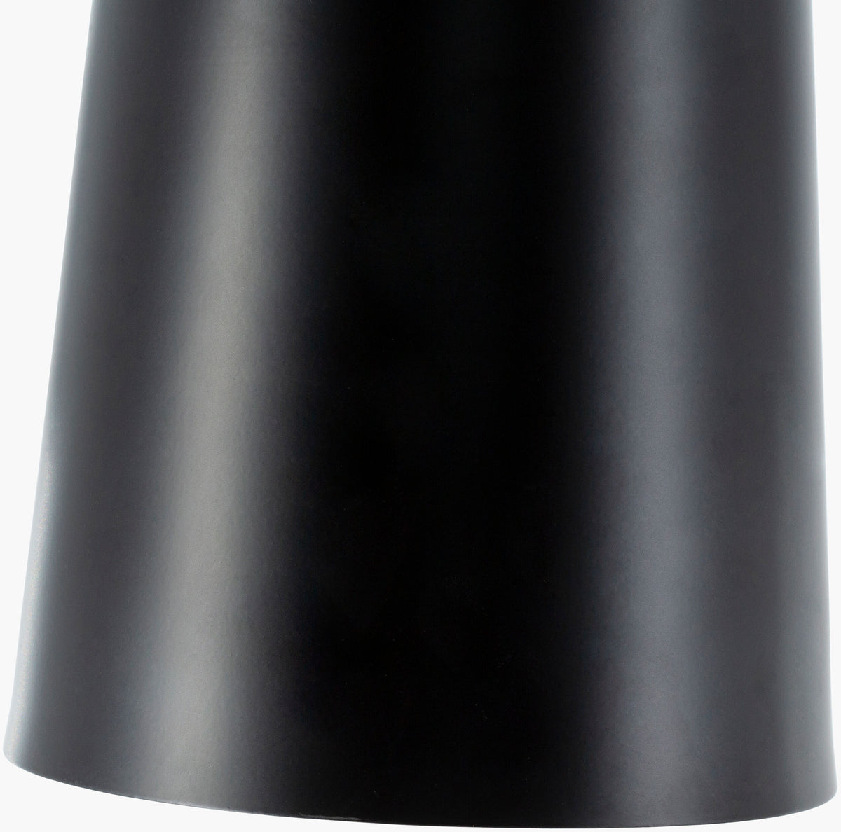 Polly 65" Iron Floor Lamp, Powder Coated Black