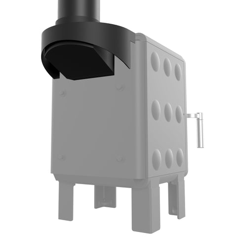 PumpkinPie Rear Vertical Flue Adaptor