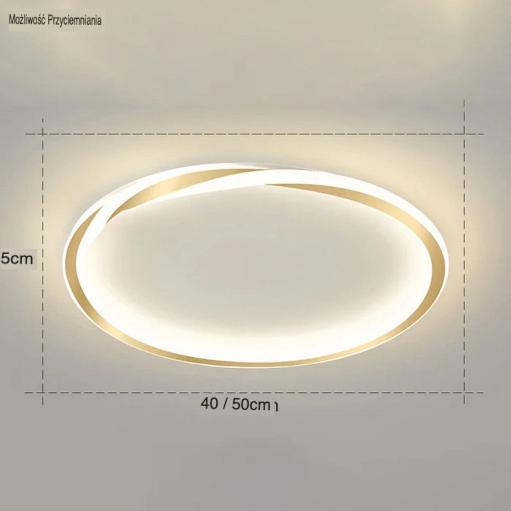 Minimalist Round LED Ceiling Lamp for Bedroom