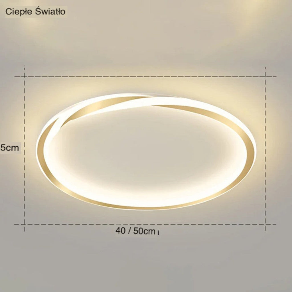 Minimalist Round LED Ceiling Lamp for Bedroom