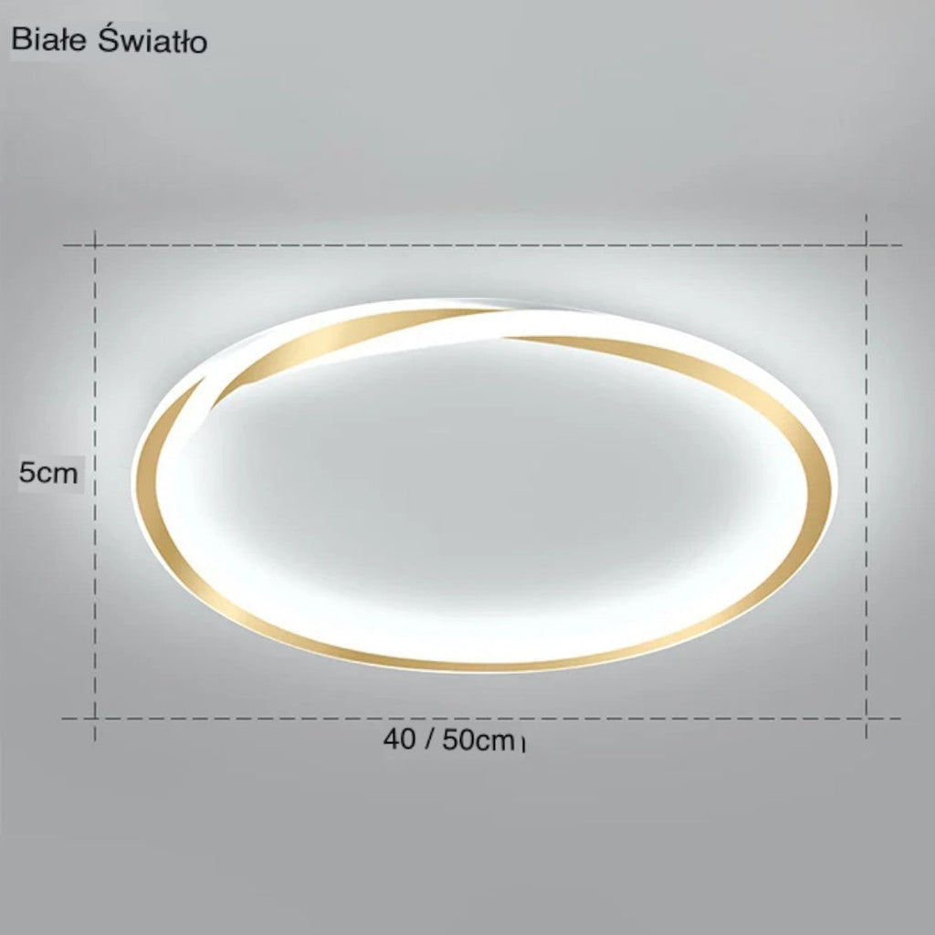 Minimalist Round LED Ceiling Lamp for Bedroom