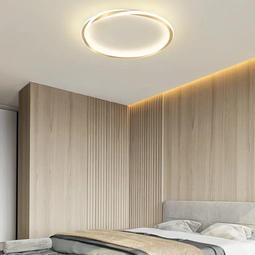 Minimalist Round LED Ceiling Lamp for Bedroom