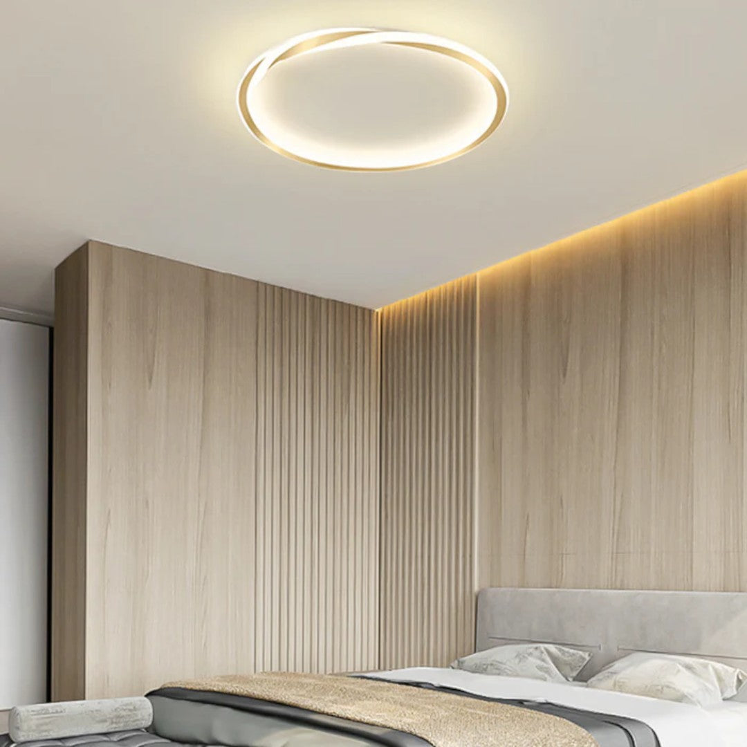 Minimalist Round LED Ceiling Lamp for Bedroom